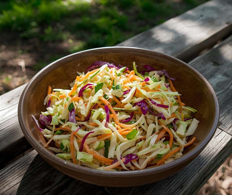 Fresh and Crunchy Coleslaw