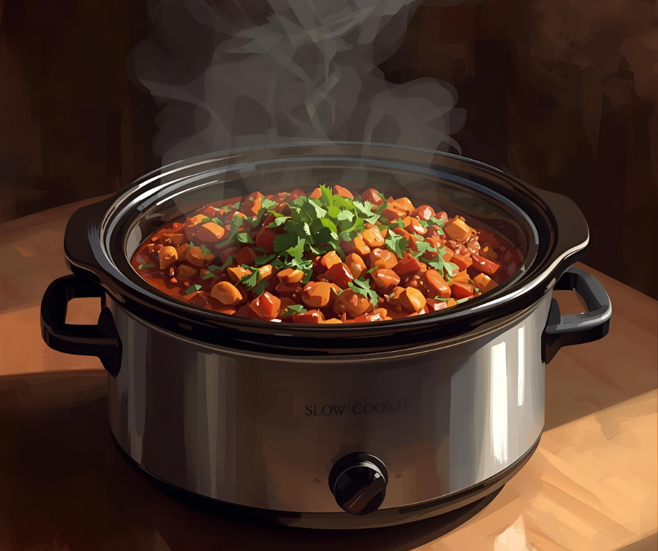 Easy Slow Cooker Vegetarian Chilli