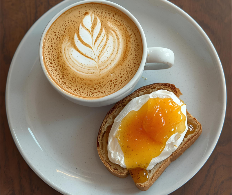 Dolcelatte and Marmalade on Toast