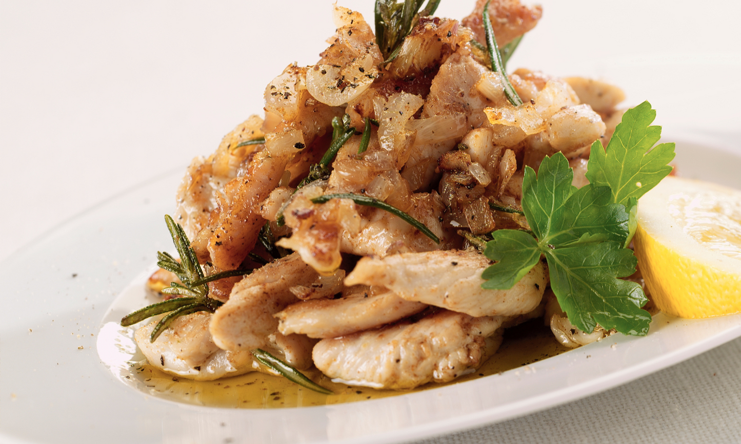 Chicken with lemon, garlic and coriander