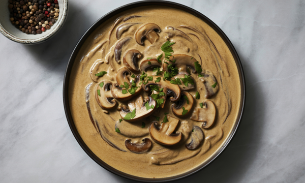 Mushroom stroganoff