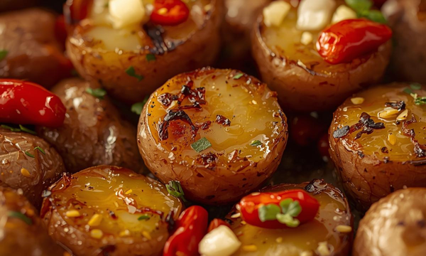 Spicy roast potatoes