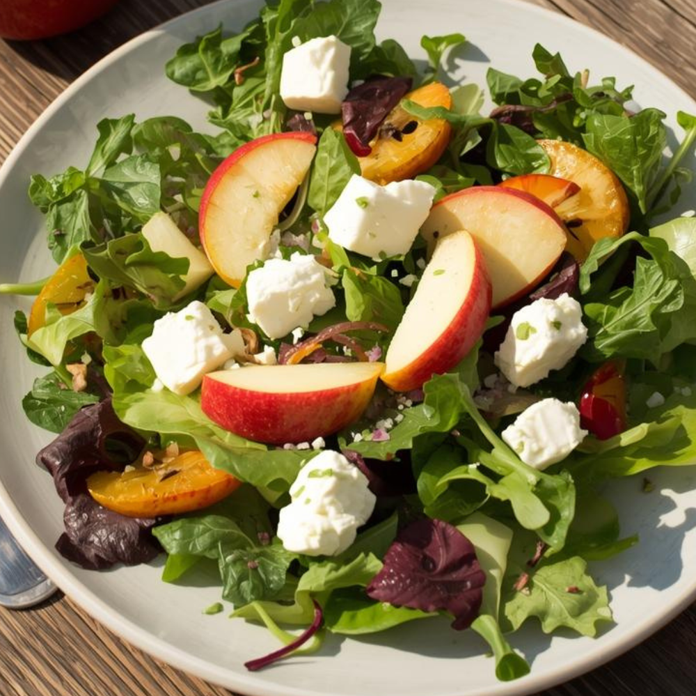 Apple and feta salad