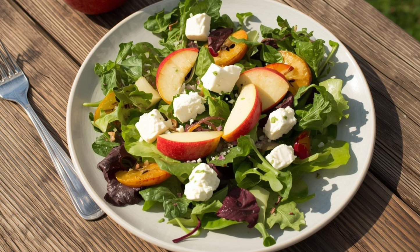 Apple and feta salad