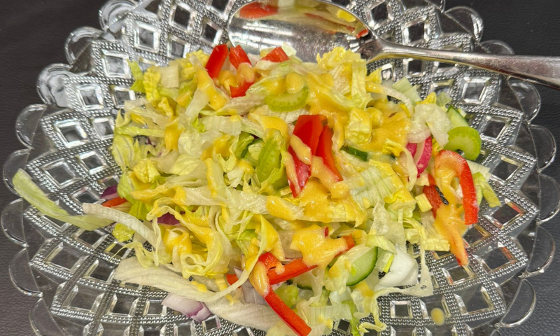 Crunchy green salad