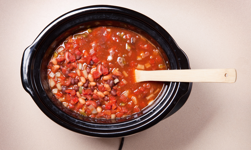 Easy Slow Cooker Vegetarian Chilli