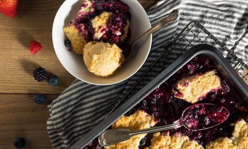 Easy Black Forest Crumble