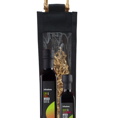 250ml Lime & Chilli Oil+<br>100ml Mango & Passionfruit Balsamic <br>(meduim gift bag)