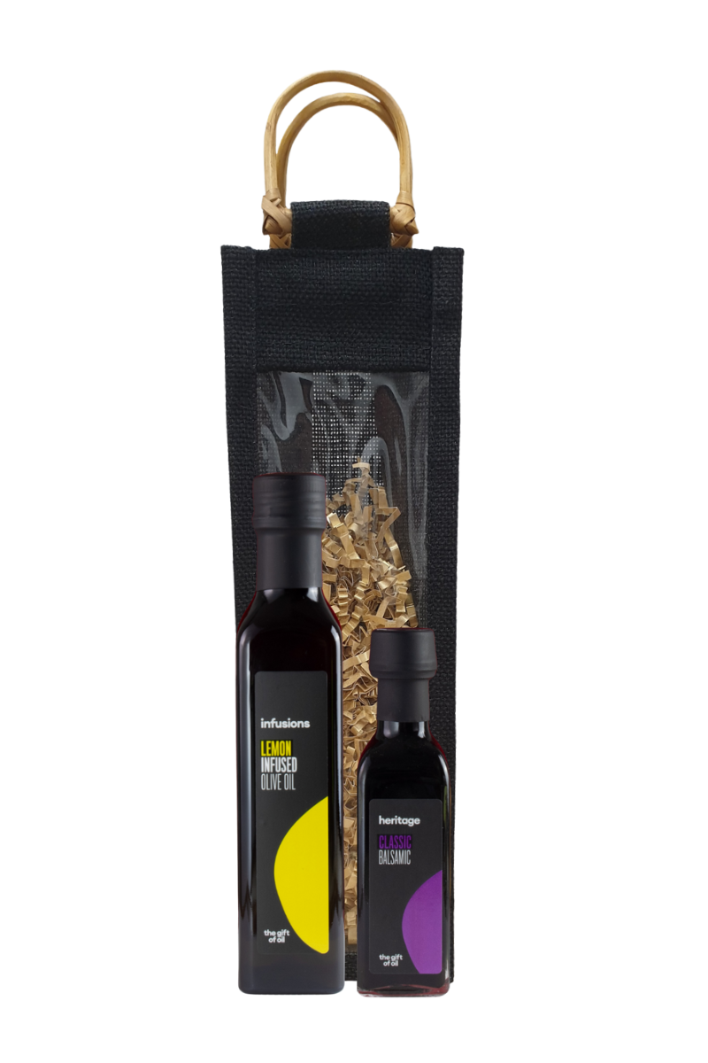 250ml Lemon Oil & 100ml Classic Balsamic (medium gift bag)
