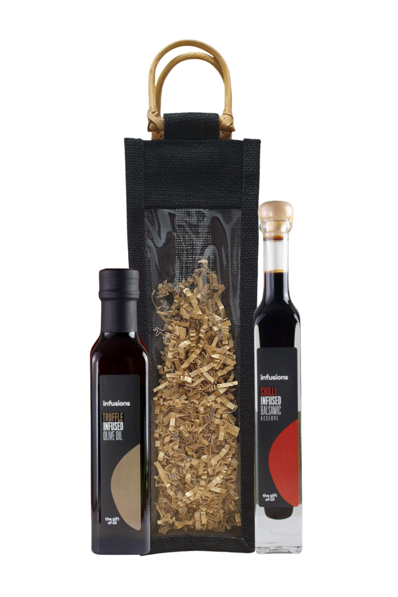 250ml Truffle oil & 100ml Chilli Balsamic (Medium gift bag)