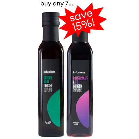 Any 7 x 250ml infused olive oils &/or infused balsamics