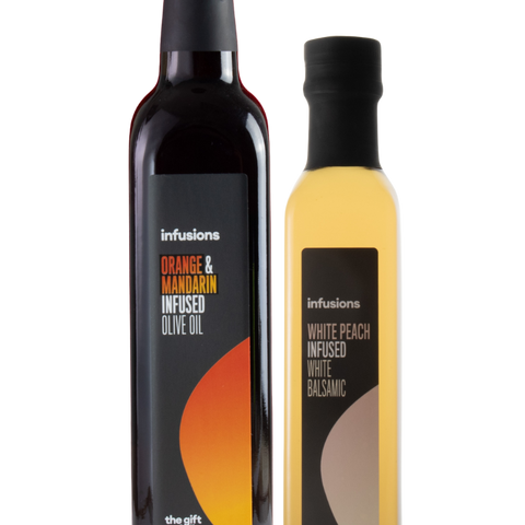 Orange & Mandarin Oil paired with White Peach Balsamic