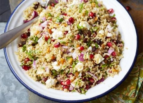 Herby Quinoa and feta salad featured image