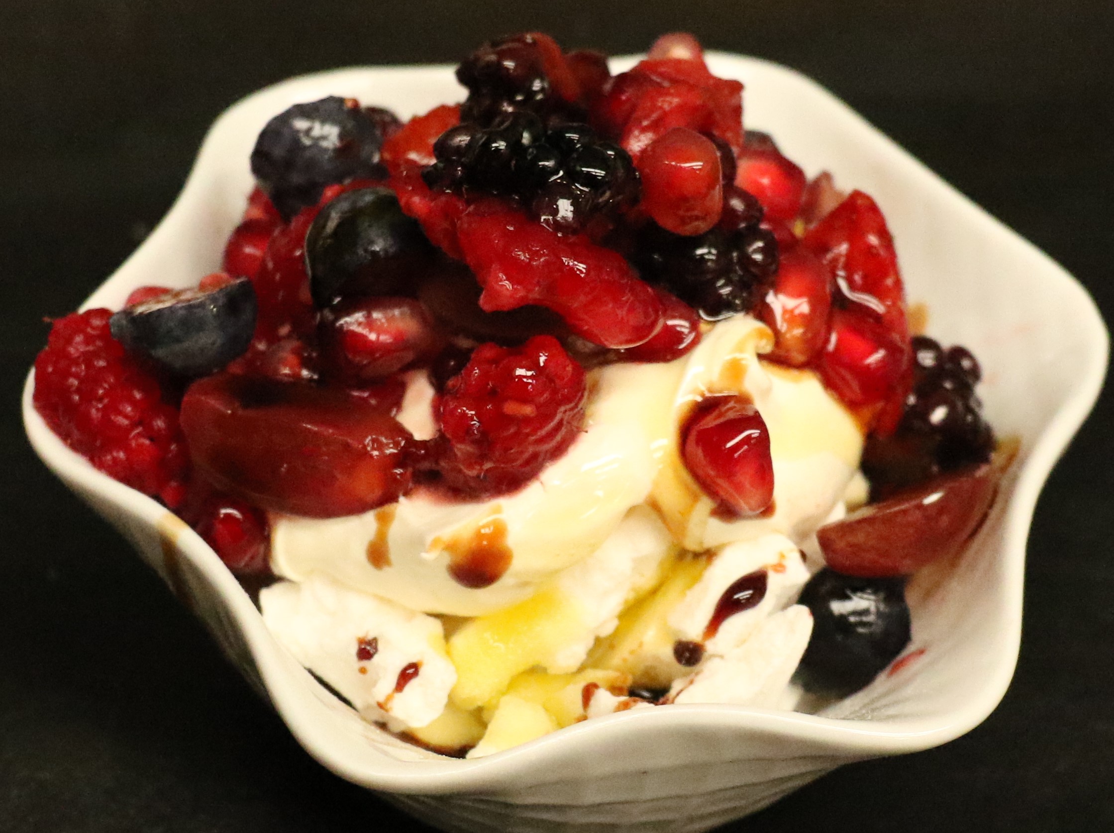 Pavlova Pots with Balsamic Berries featured image